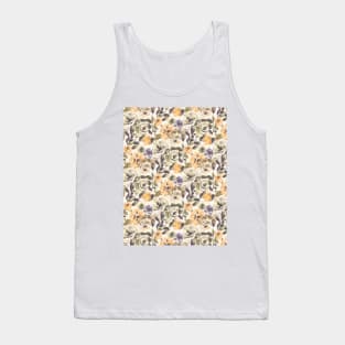 Floral roses thick brush stroke Tank Top